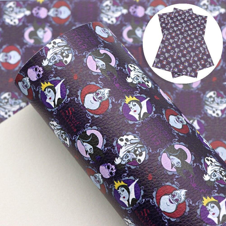Lisslune | Playful Halloween Witch Synthetic Leather Craft Sheets Set - Creative Art Supplies