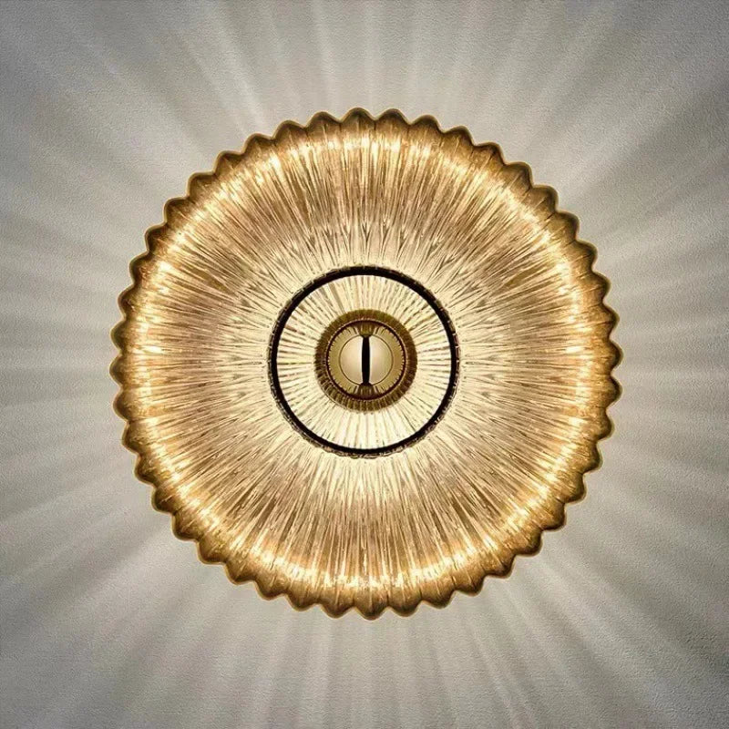 Lisslune | Modern Wall Light Made of Glass