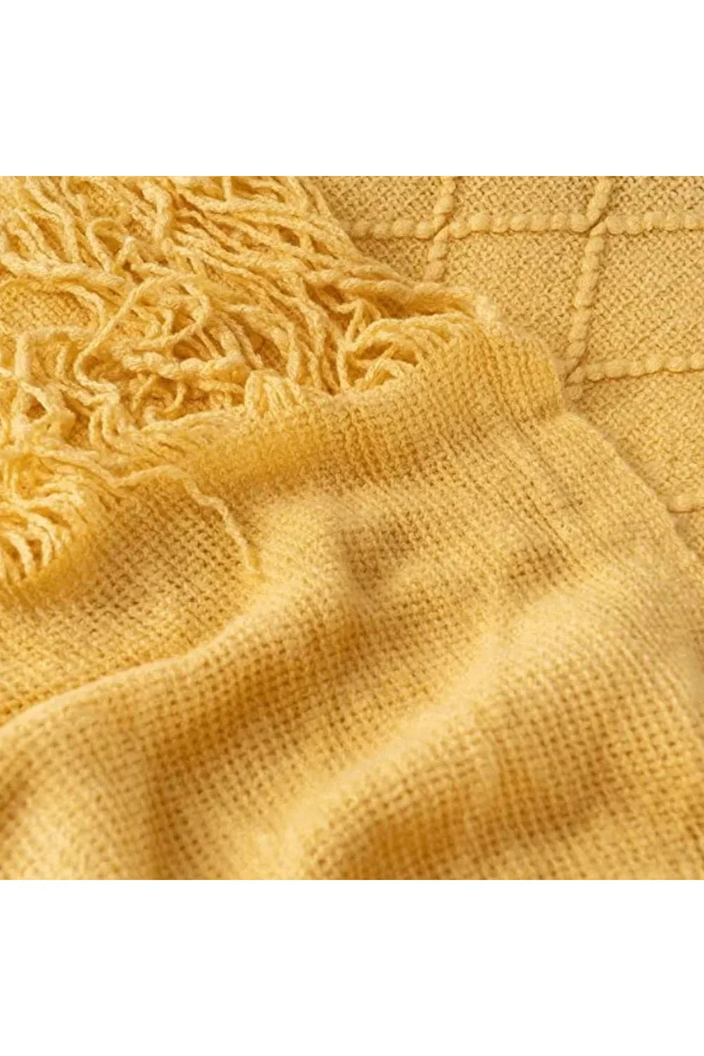 Lisslune | Diamond Knit Throw Blanket