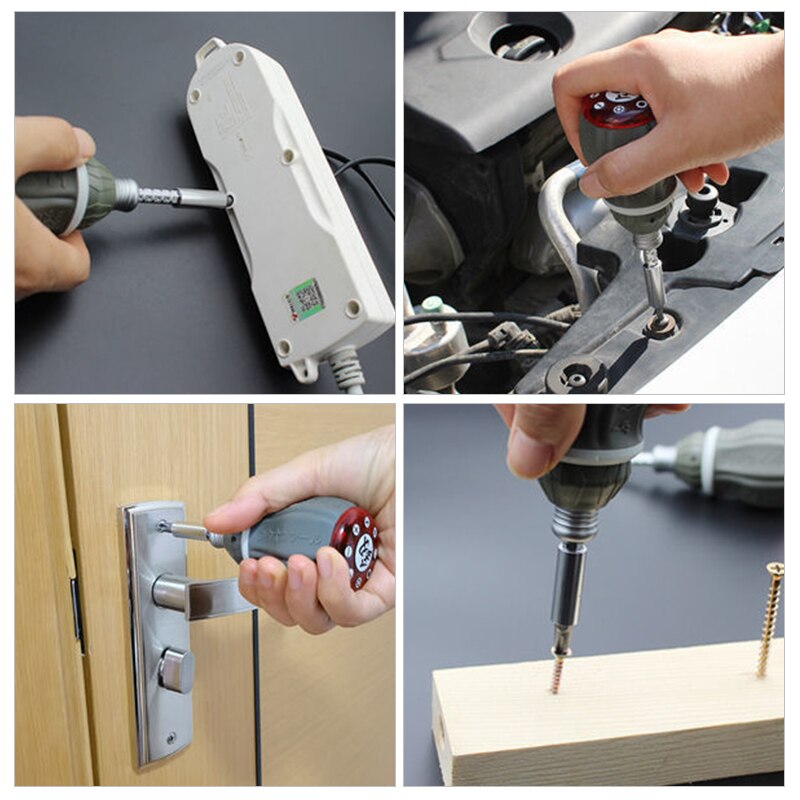 Lisslune | Telescopic Portable Magnetic Fix Flex Screwdriver Set