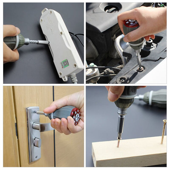 Lisslune | Telescopic Portable Magnetic Fix Flex Screwdriver Set