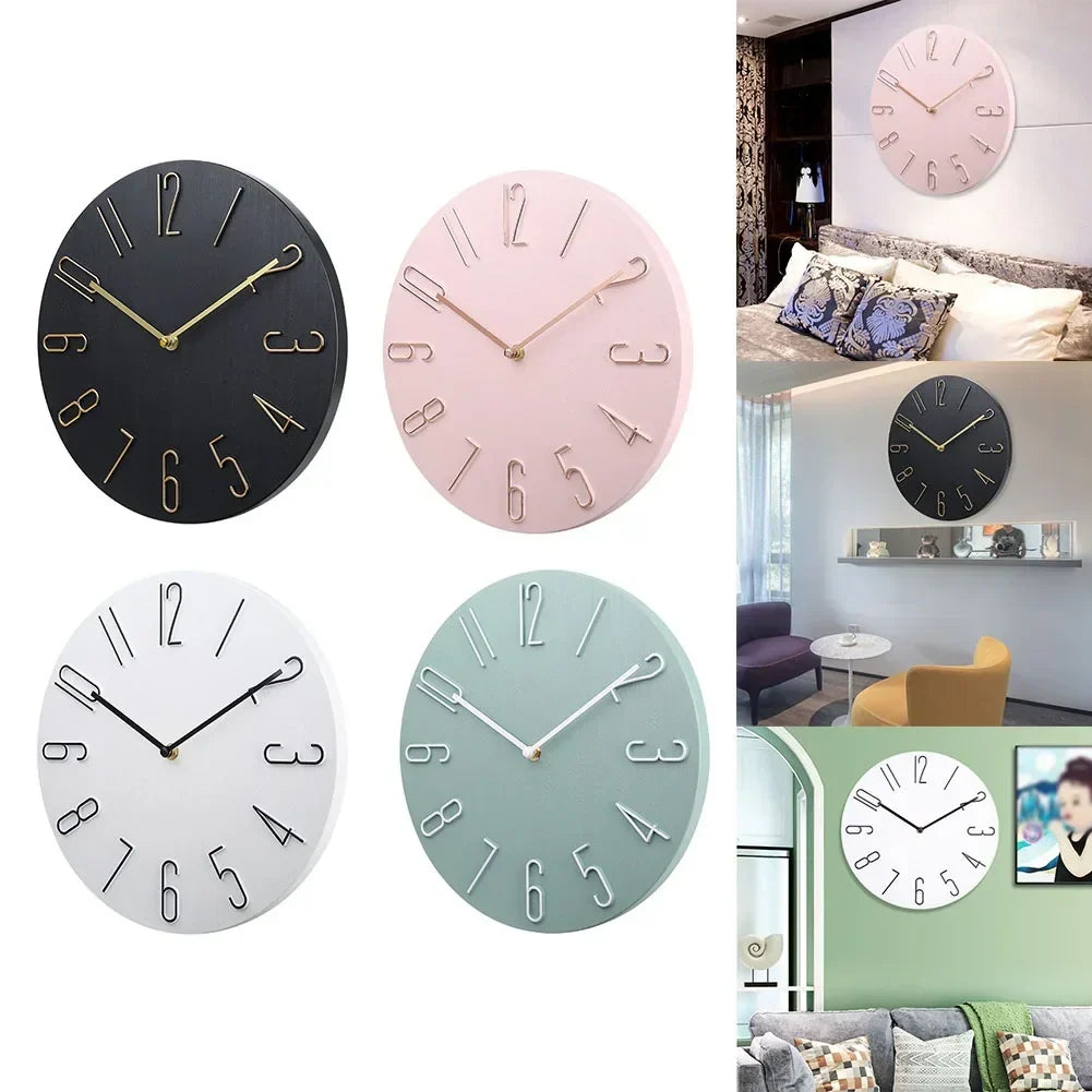Lisslune | QuartzLine | Simple, minimalist wall clock