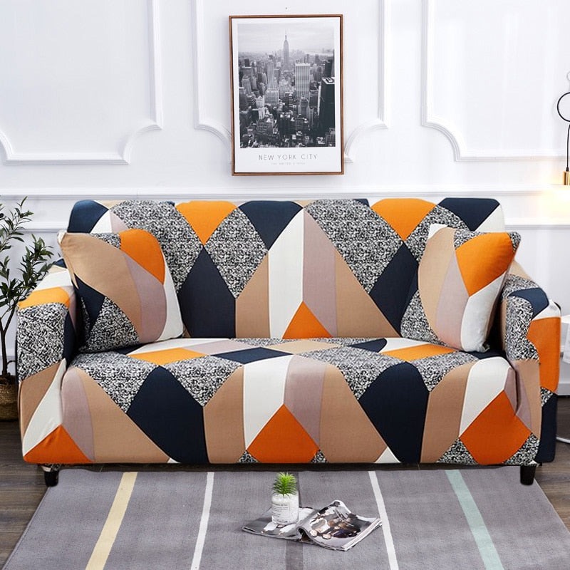 Lisslune | Modern Non-slip Colorful Elastic Sofa Cover