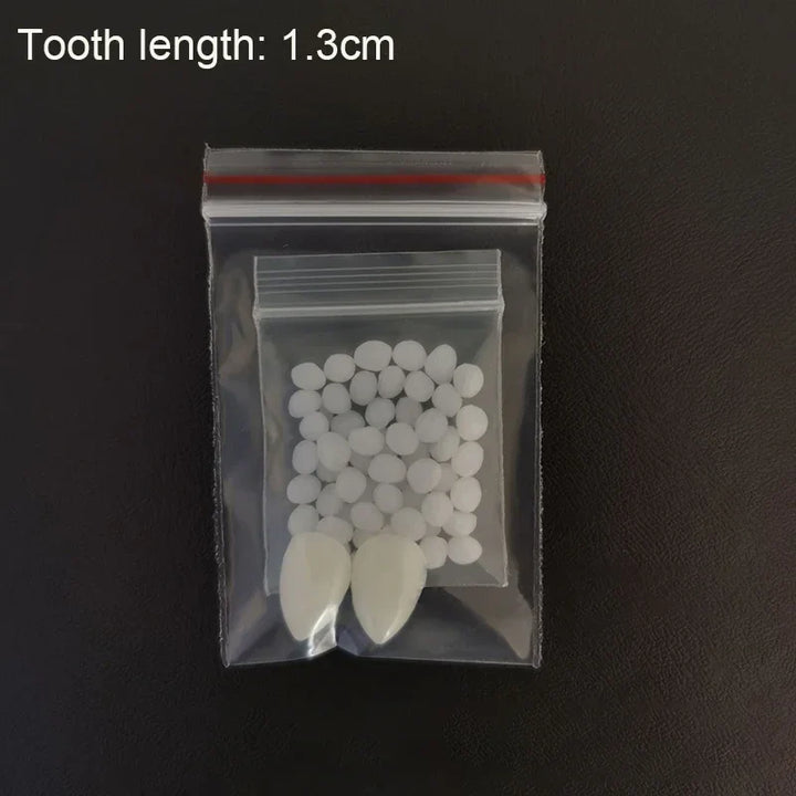 Rynx | Halloween Decoration Vampire Teeth Large Teeth Prosthetics Halloween Cosplay Props Artificial Large Teeth with Strong Glue Halloween Props