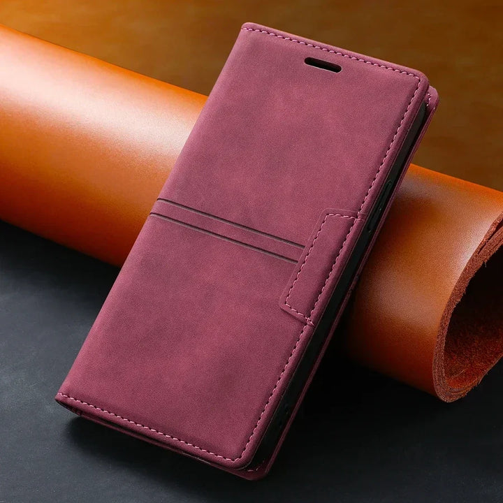 Lisslune | Leather Wallet Cover Flip Case - Google Pixel
