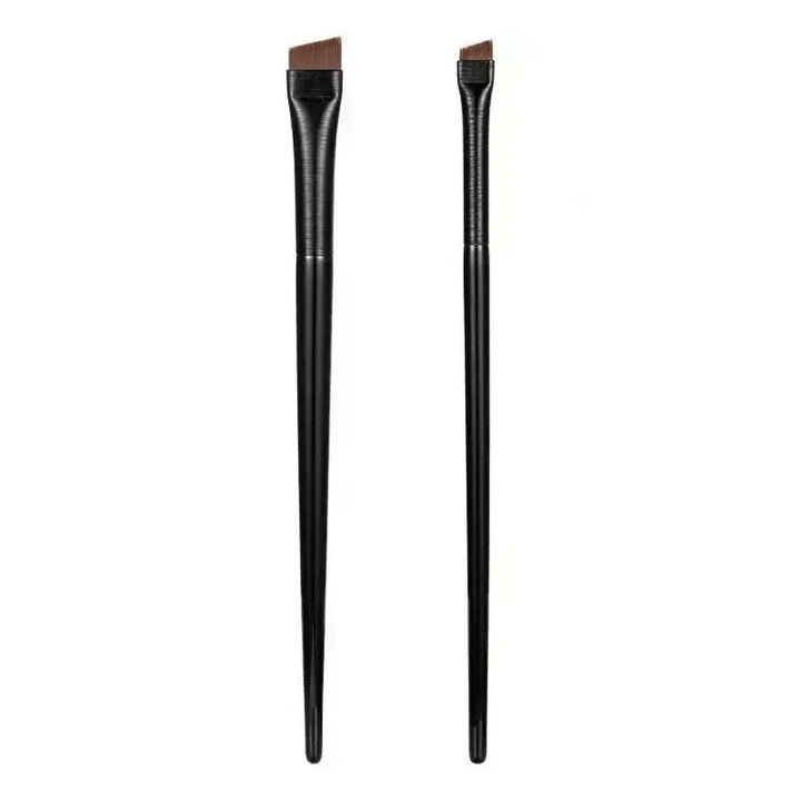 Rynx | New 2 Pieces/Set Eyebrow Contour Brush Eyebrow Eyeliner Brush Portable Small Angled Eyebrow Brush Female Makeup Accessories