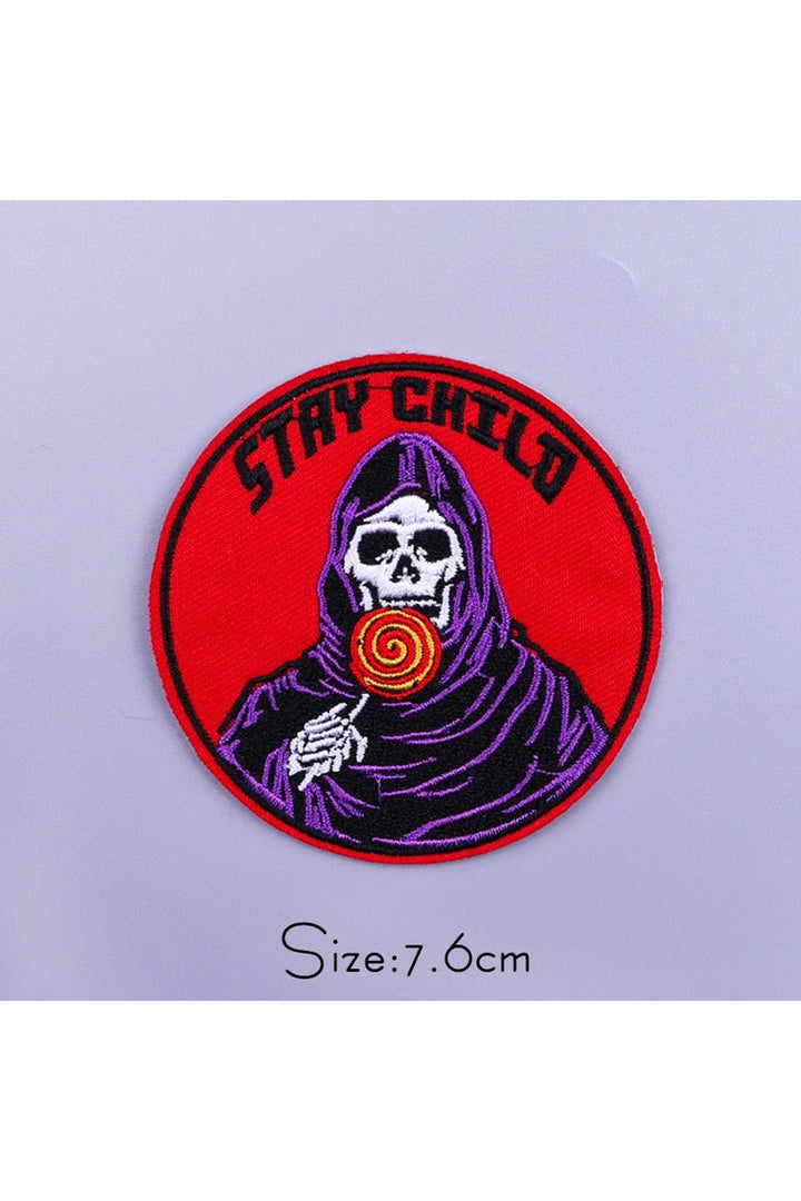 Lisslune | Punk Style Embroidered Patches