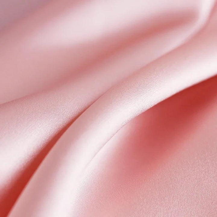 Lisslune | Opulent Red Raspberry 30 Momme Heavy Satin Silk Fabric for Refined Dress Couture and Couture Creations