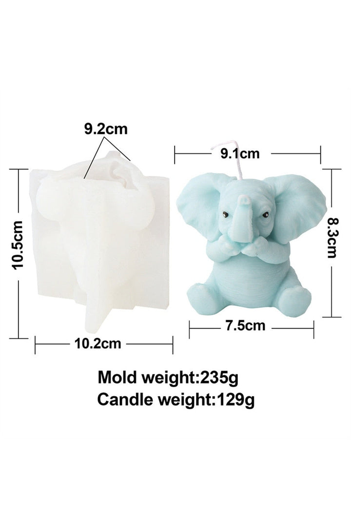 Lisslune | Elephant Candle Mold Design