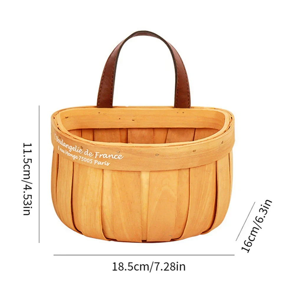Lisslune | French Market Handcrafted Wooden Basket