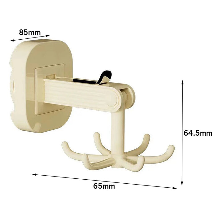 Lisslune | Simplistic Six-Claw Universal Rotating Hook