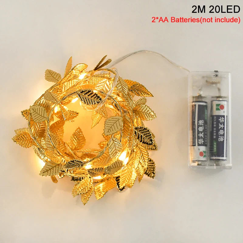 Lisslune | Golden Leaves Fairy Lights