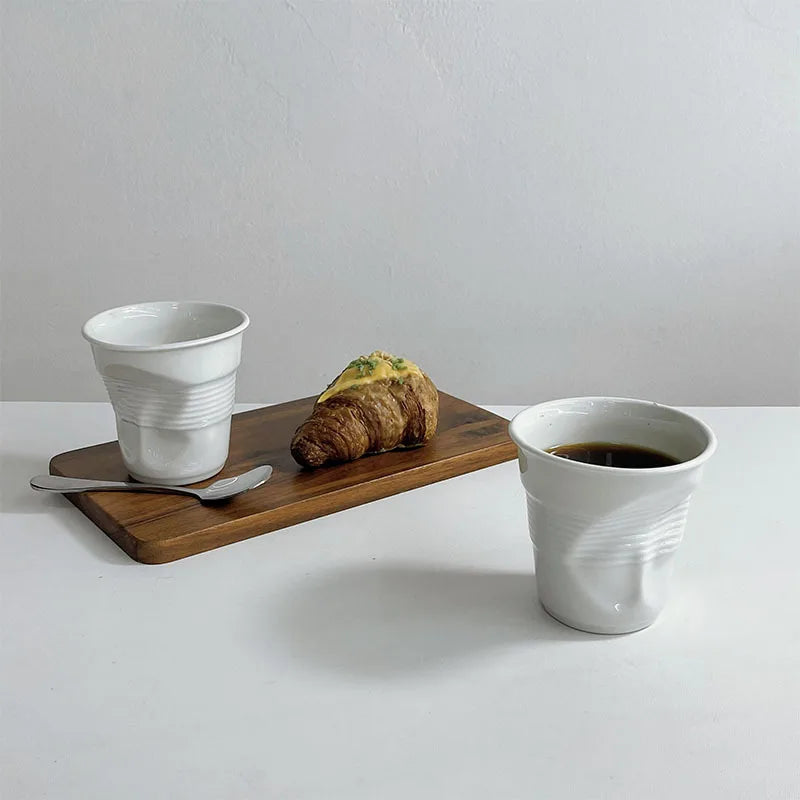 Lisslune | Realistic Ceramic Bent Creative Mug