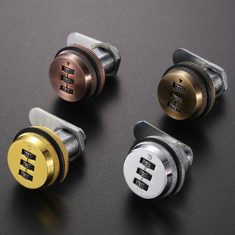 Lisslune | 3-Digit Mechanical Password Cabinet Lock