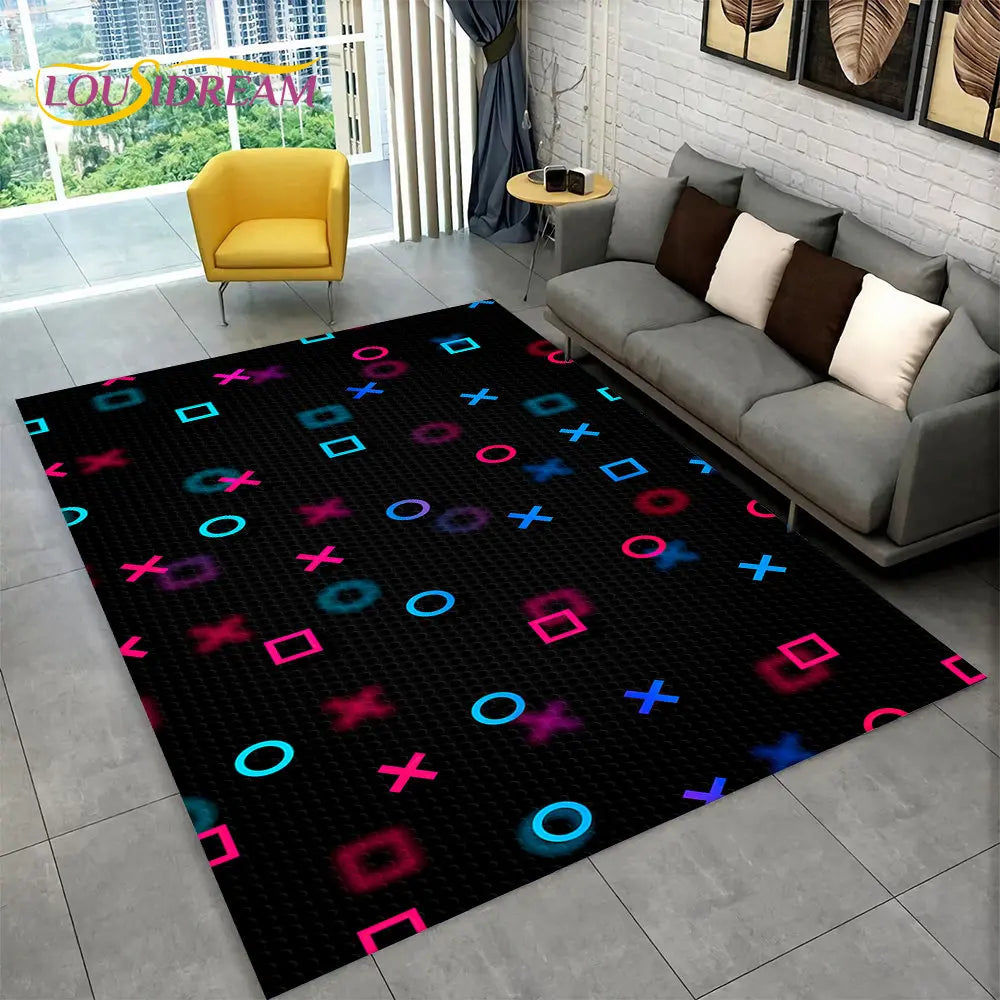 Lisslune | GameJoy Playmat – Soft 3D Gamepad Floor Mat for Children and Gamers