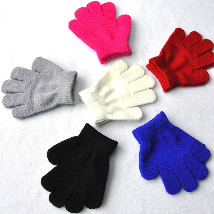 Lisslune | Toddler Wool Gloves with Individual Fingers (3-6 Years)