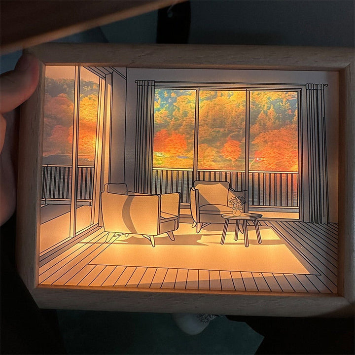 Lisslune | 2D Painting Art Lumina Creative LED Lamp