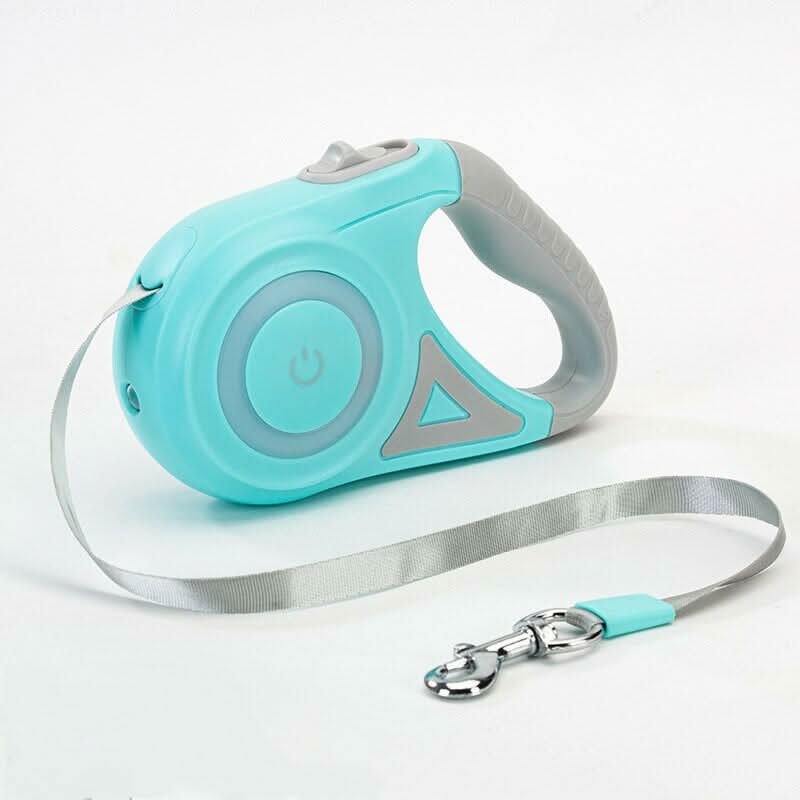 Lisslune | AutoLeash Glow – Automatic dog leash with LED light for walks during day & night
