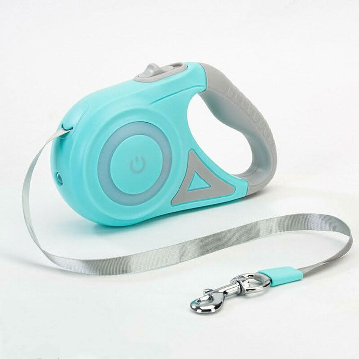 Lisslune | AutoLeash Glow – Automatic dog leash with LED light for walks during day & night