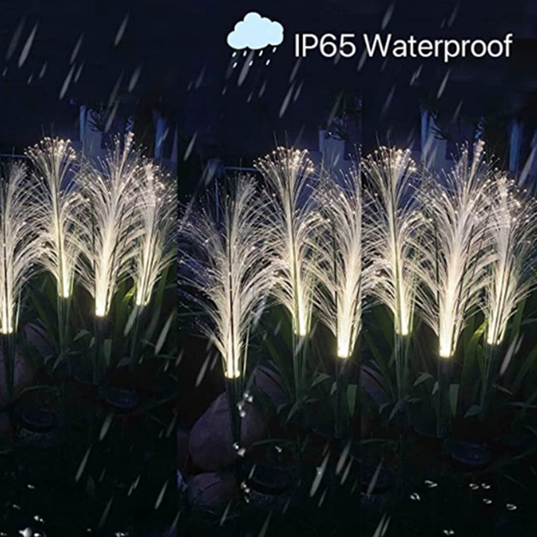 Lisslune | Solar Reed Waterproof Fiber Patio Lights