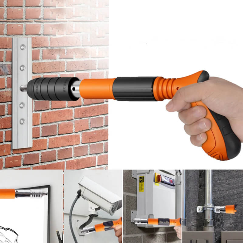 Lisslune | PowerShot Concrete Nail Gun | Precise and Efficient Nailing for Concrete and Steel