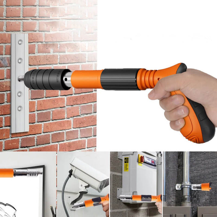 Lisslune | PowerShot Concrete Nail Gun | Precise and Efficient Nailing for Concrete and Steel
