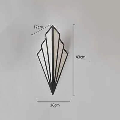 Lisslune | Fan-shaped Art Deco Wall Light