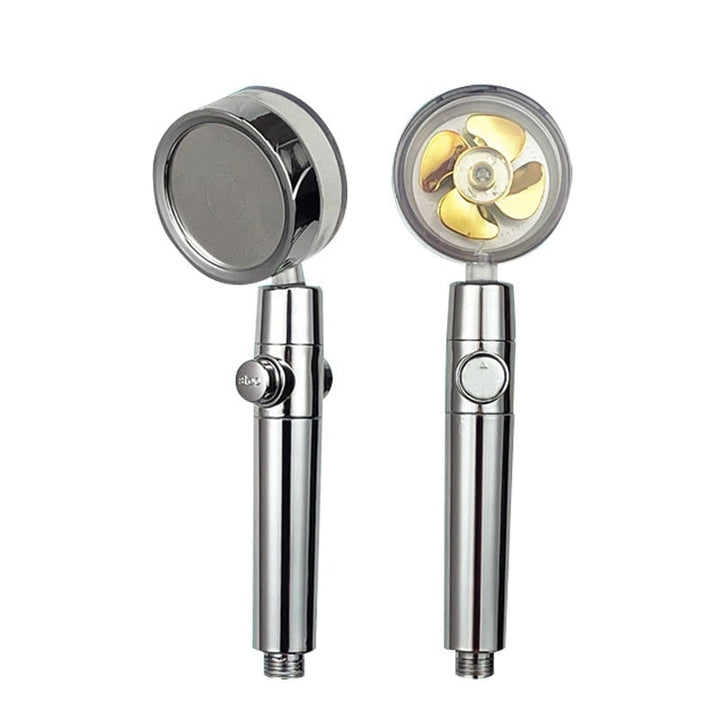 Lisslune | Water-saving pressure propeller shower head with adjustable water flow