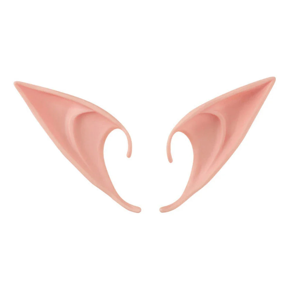 Rynx | Halloween Cosplay Latex Fairy Angel Elf Ears Masquerade Party Costumes Halloween Party Decoration Accessories Photo Props Children's Gift
