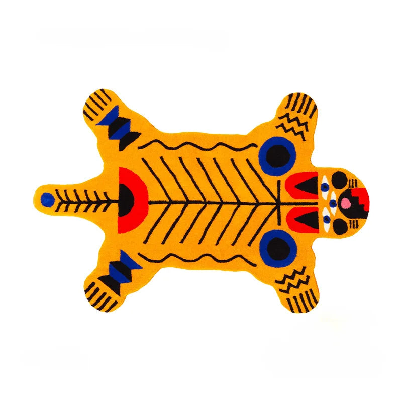 Rynx | Art Abstract Tiger Rug Comfortable Refreshing Bedroom Rug Large Area Living Room Decorative Rugs Entrance Rugs Tapis carpet