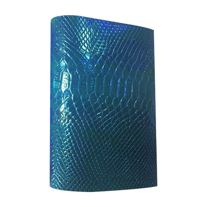 Lisslune | Pressed Holographic Crocodile Synthetic Leather Crafting Sheet - Premium DIY Material