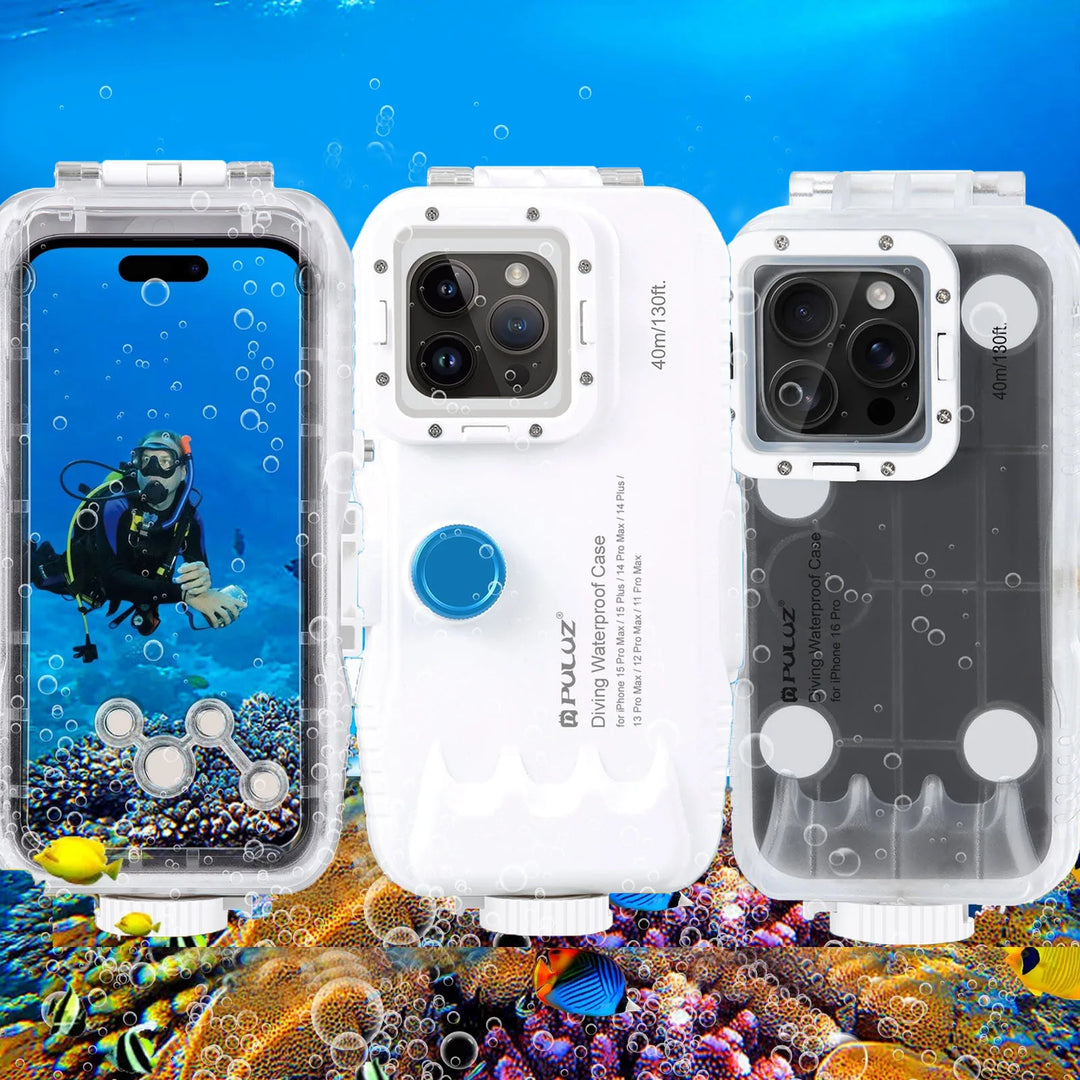 Lisslune | Waterproof Diving Case for iPhone with 40m Depth Protection & Touch Control – AquaShield