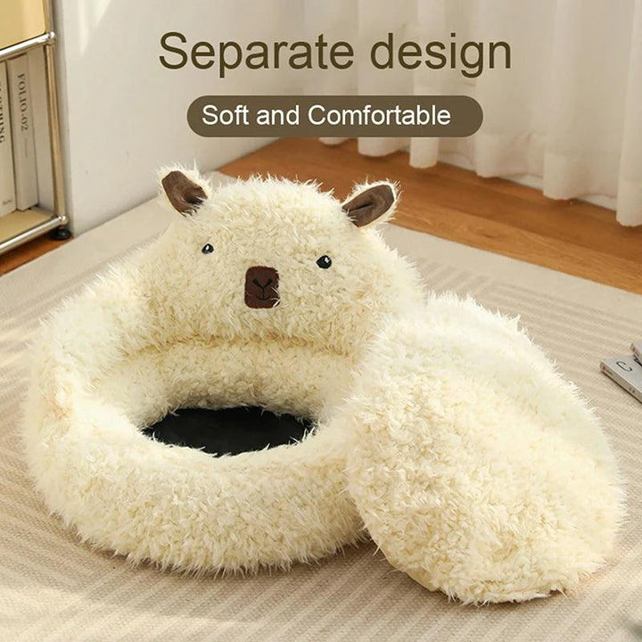 Lisslune | Year-Round Comfort Pet Haven: Luxury Bed for Ultimate Pet Relaxation
