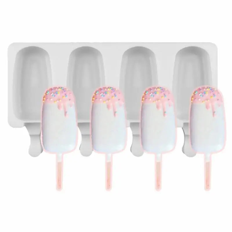 Lisslune | 4-Rack Non-Stick Popsicle Ice Cream Mold