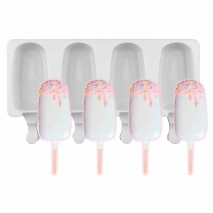 Lisslune | 4-Rack Non-Stick Popsicle Ice Cream Mold