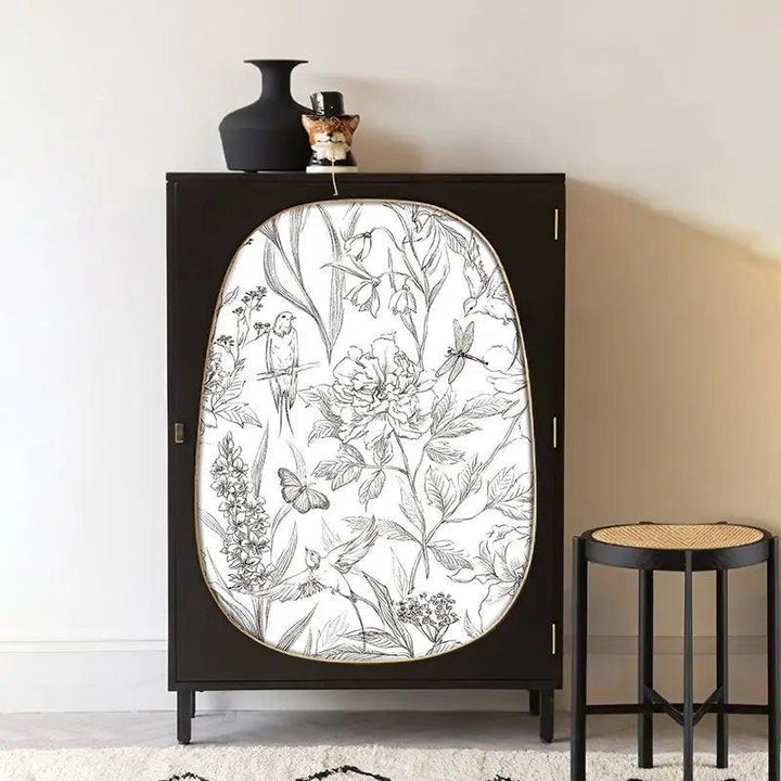 Lisslune | Chic Black-and-white Peel and Stick Wallpaper for Stylish Home Transformations