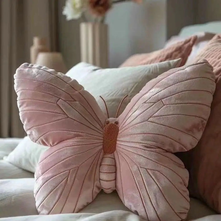Lisslune | Fluttering Dreams Butterfly Pillow