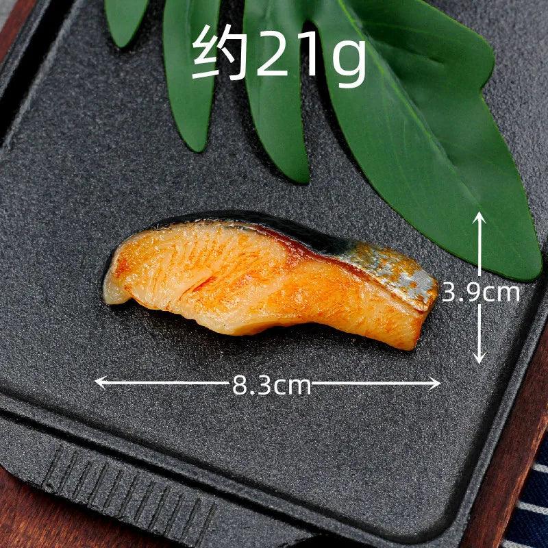 Lisslune | Life-like BBQ Seafood Model Set - Artificial Fish, Shrimp & Squid for Restaurant and Event Styling