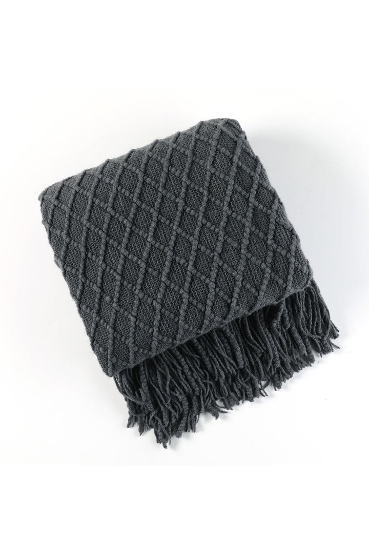 Lisslune | Solid Color Sofa Blanket