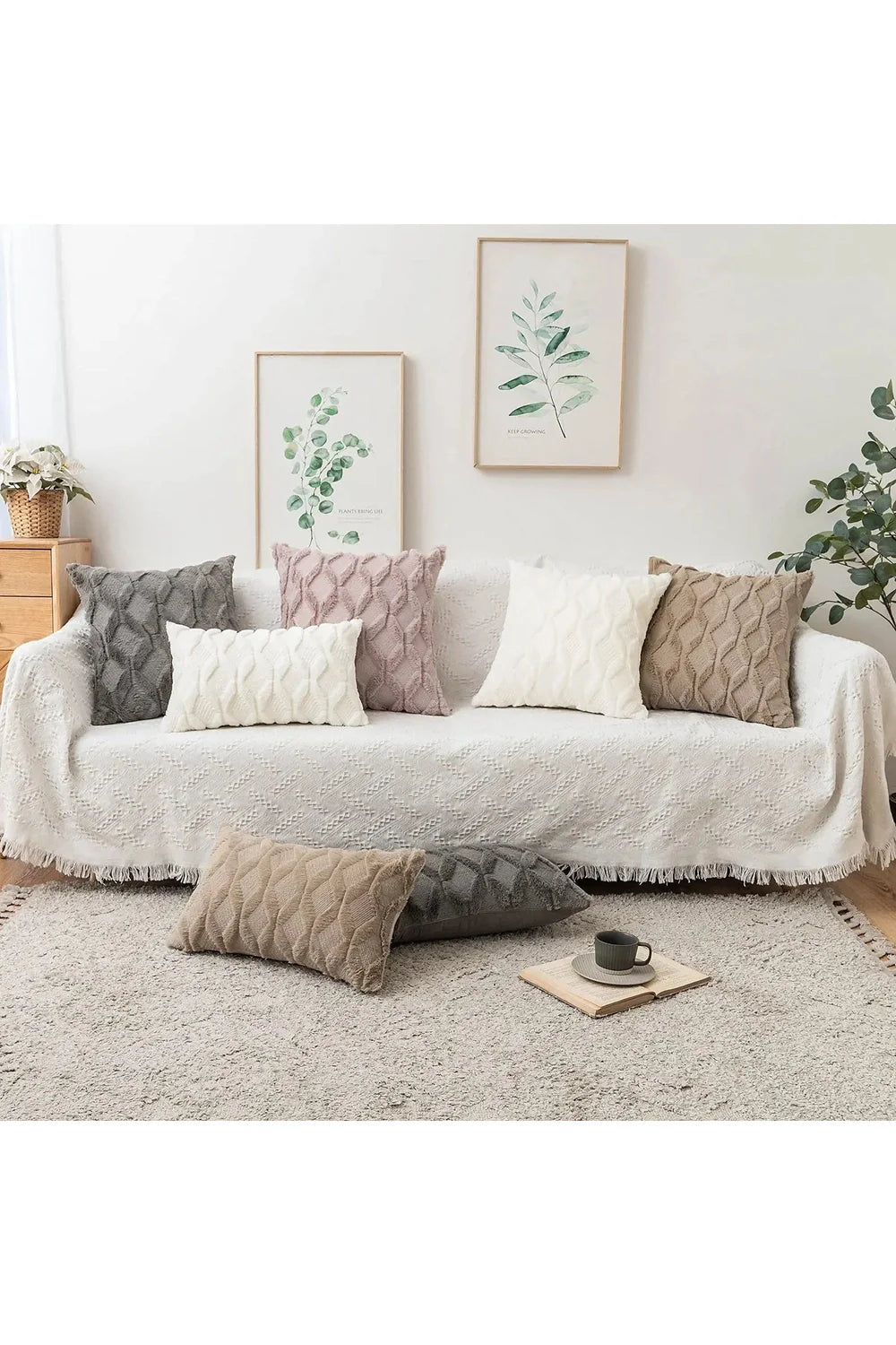 Lisslune | geometric sofa cushion cover