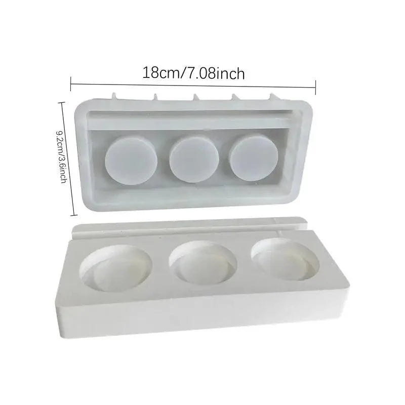 Lisslune | 3D Hollow Easter Bunny Candle Silicone Mold for Handmade Crafts and Resin Art