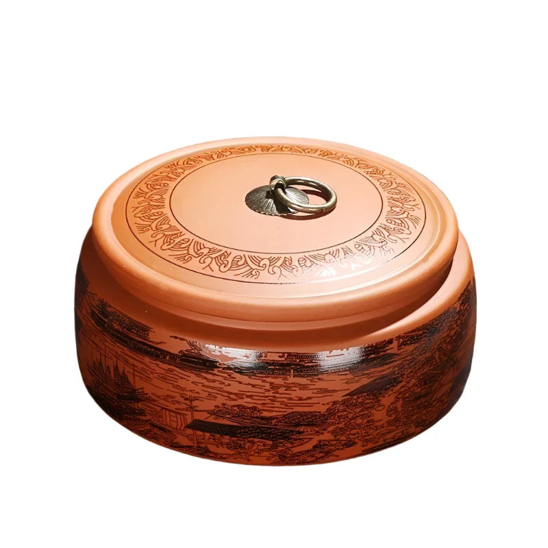 Lisslune | Premium Purple Tone Tea Storage Container for Optimal Pu'er Tea Storage