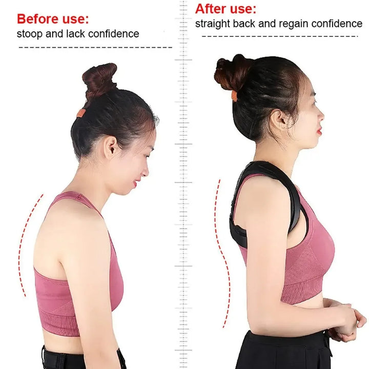 Rynx | 1pc Posture Corrector Unisex Adjustable For Clavicle Support Pain Relief Neck Back Shoulder Reshape Your Body