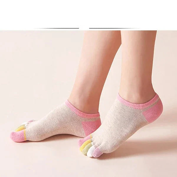 Lisslune | Colorful Toe Socks (5 Pairs)