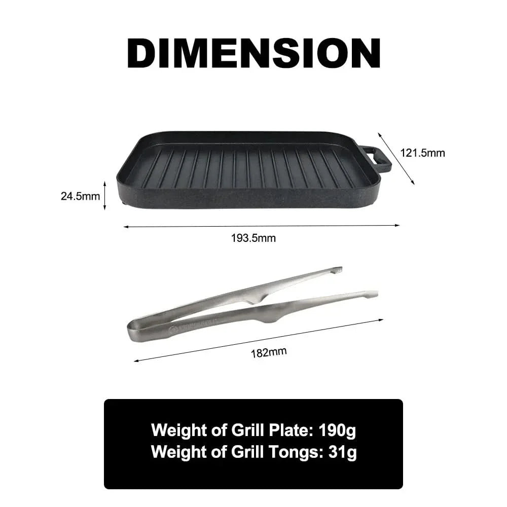 Lisslune | MiniGrill Outdoor Set – Compact & efficient for outdoor cooking