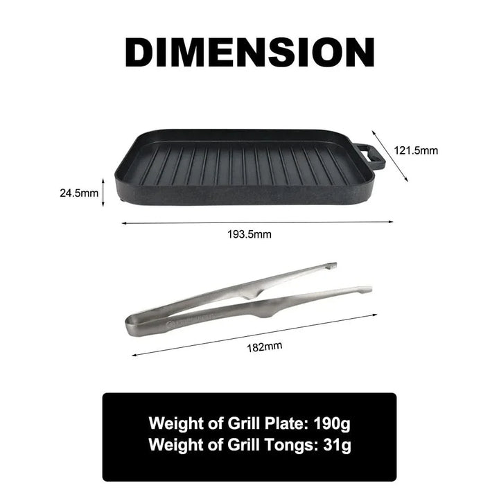 Lisslune | MiniGrill Outdoor Set – Compact & efficient for outdoor cooking