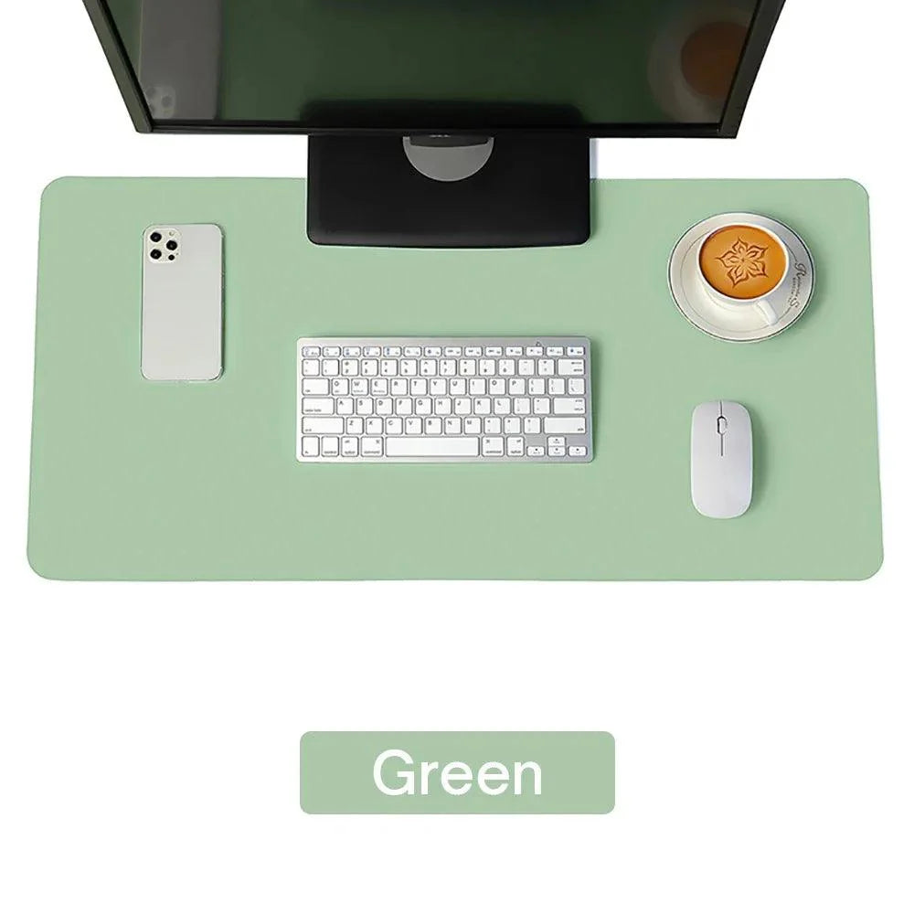 Lisslune | Premium Extra-Large Waterproof PU Leather Desk Protector - Multipurpose Mouse Pad for Office & Gaming with Anti-Slip Base