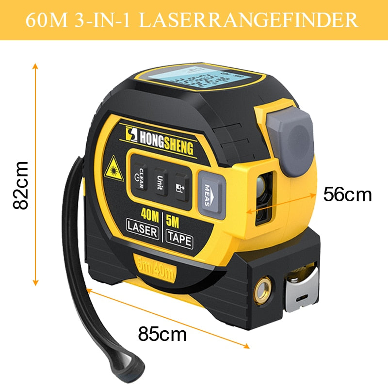 Lisslune | 3in1 Ultimate Pro Laser Smart Tape Measure