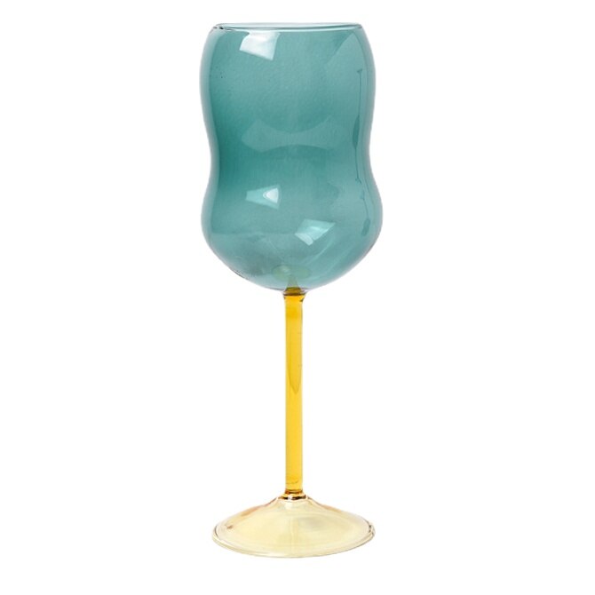 Lisslune | 2-colored Chubby wine glass