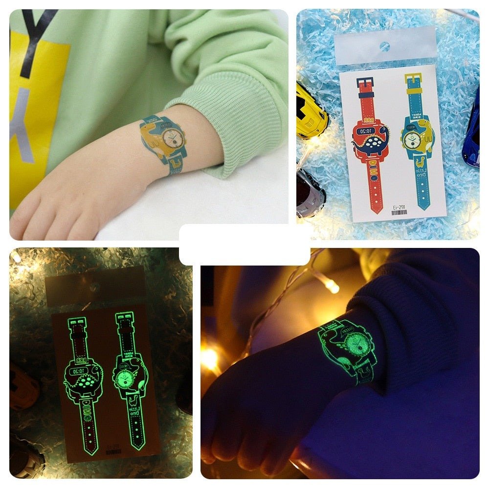 Lisslune | Luminous, washable watch tattoo stickers